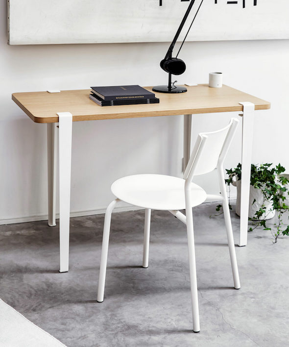 Pied de table et bureau – 75cm – CAILLOU