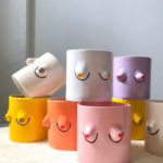 Boobie pot – cache pot
