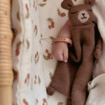 Doudou plat tricoté