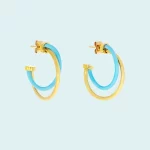 Ivy Blue – boucles d'oreilles