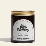 Slow morning – bougie naturelle