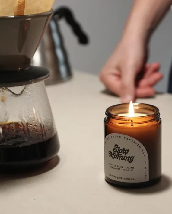 Slow morning – bougie naturelle