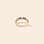 La bague tissée Paula
