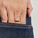 La bague tissée Paula