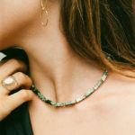 Le collier Jaspe verte