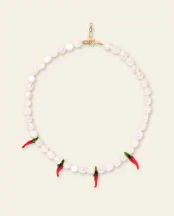 Le collier piment et nacre