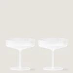 Ripple saucer – coupes à champagne