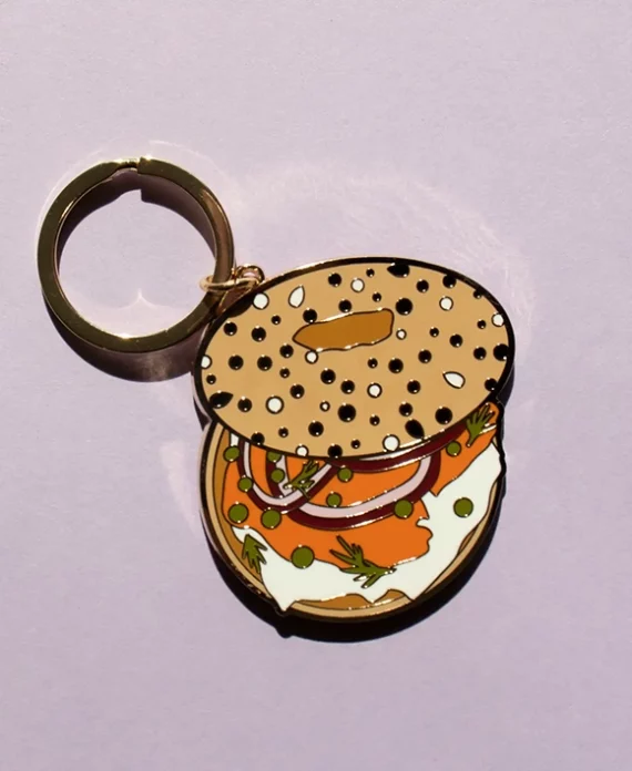 Bagel et Lox – porte-clefs