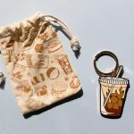 Cold brew latte – porte-clefs