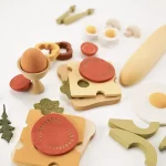 Set de petit-déjeuner en bois