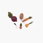 Set de légumes en bois