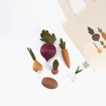 Set de légumes en bois