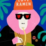 Love ramen – affiche 30x40