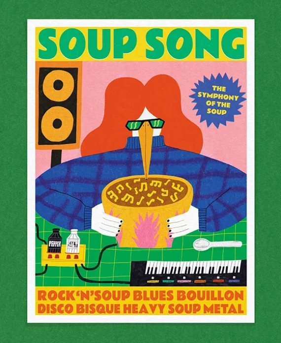 Soup song – affiche 30x40