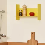 PLI jaune – étagère murale