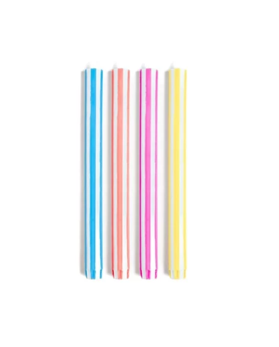Stripy – bougies set de 4