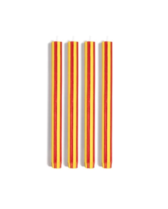 Stripy – bougies set de 4