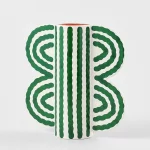 Grand papillon vert – Vase