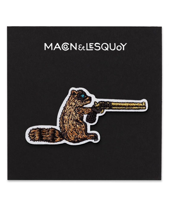 Raton Flingueur – écusson thermocollant