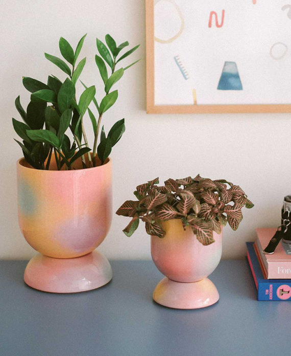 Euphoria – Cache pot et soucoupe