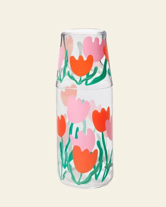 Bloom Jar&glass – Carafe et verre
