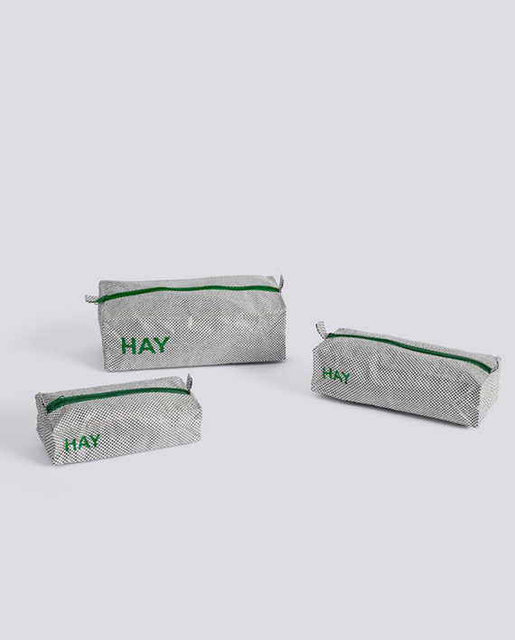 Candy stripe wash bag – box set