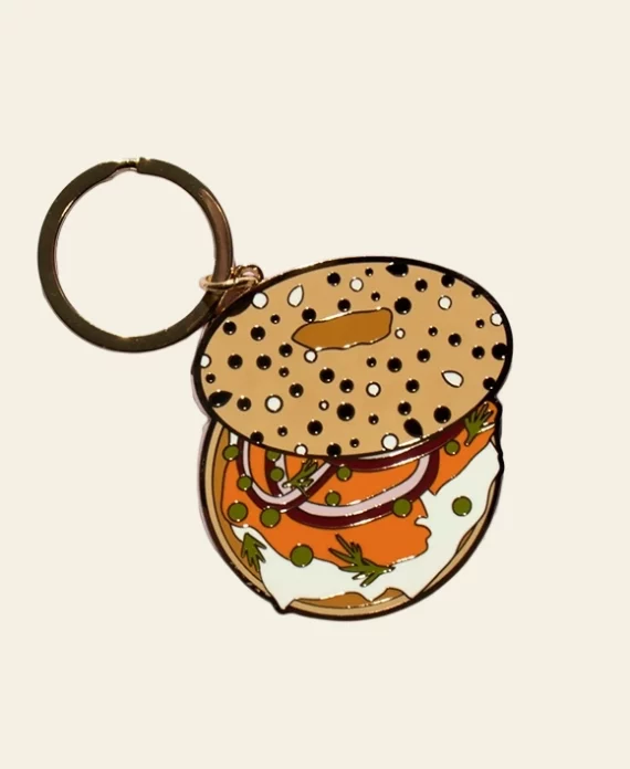 Bagel et Lox – porte-clefs