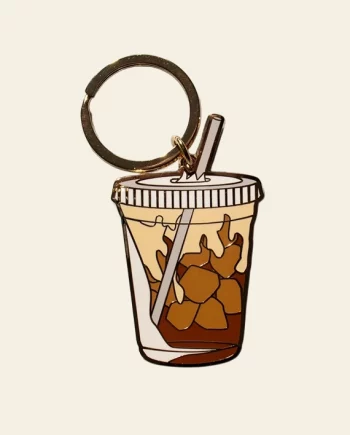 Cold brew latte – porte-clefs