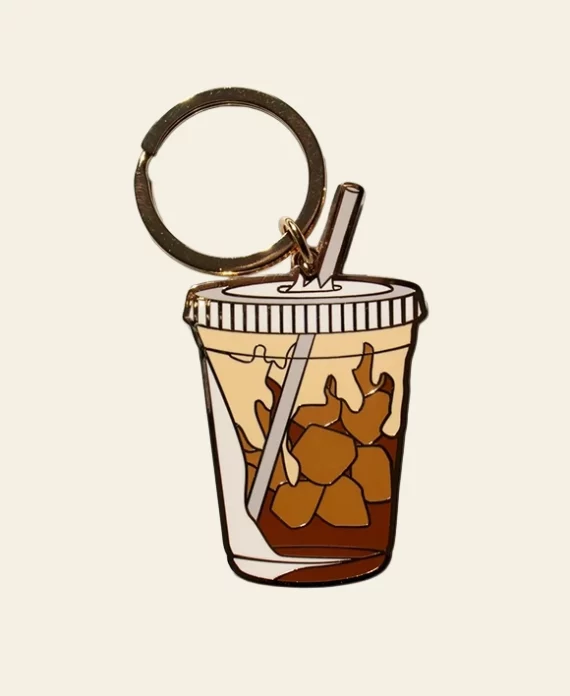 Cold brew latte – porte-clefs