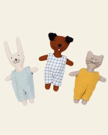Pocket Pals – Hochet en tricot
