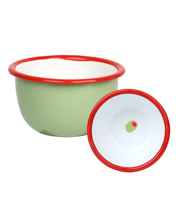 Olive – Bol en émail