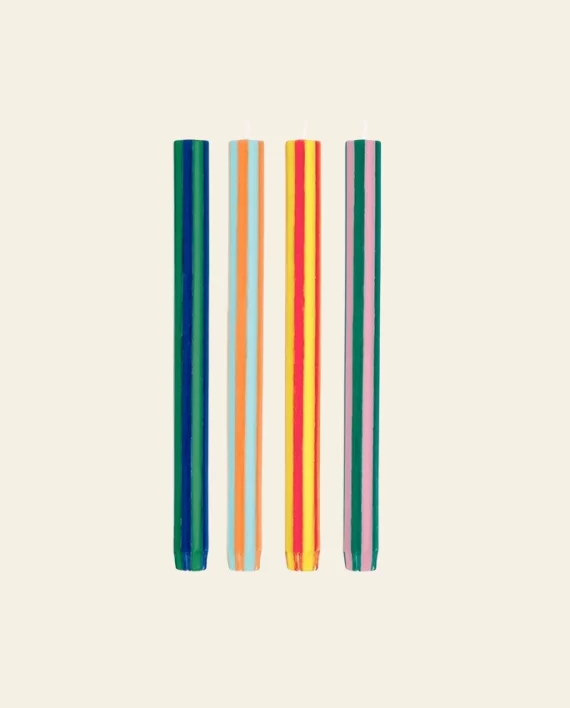 Stripy – bougies set de 4