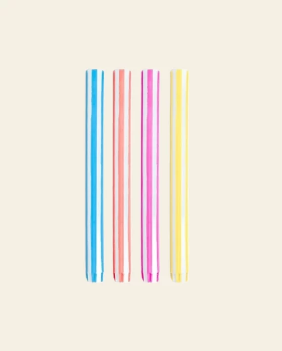 Stripy – bougies set de 4