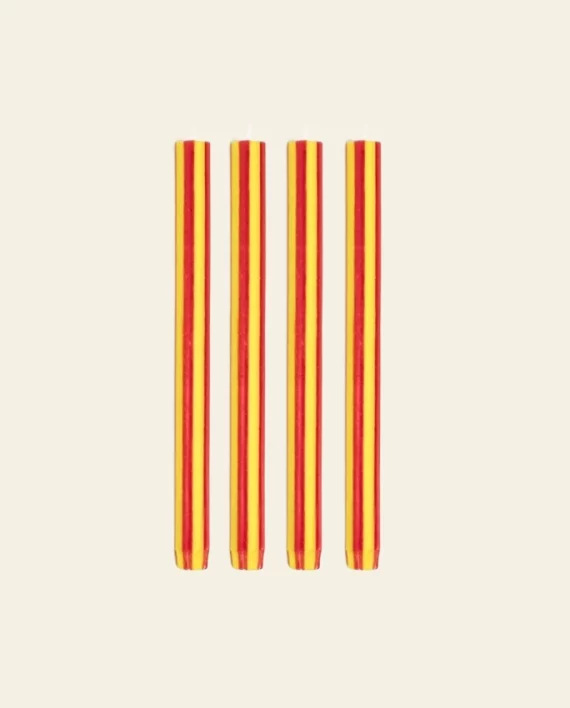 Stripy – bougies set de 4