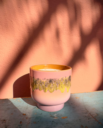 70s ceramics – bougie parfumée