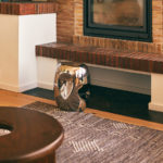 Currents – Table d’appoint chrome