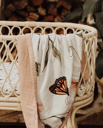 Butteffly – Plaid bébé en mousseline