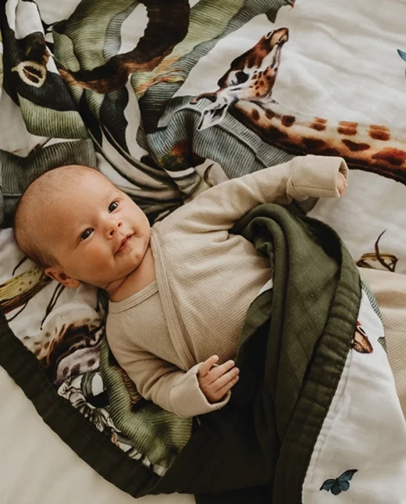 Wild one – Plaid bébé en mousseline (Copie)