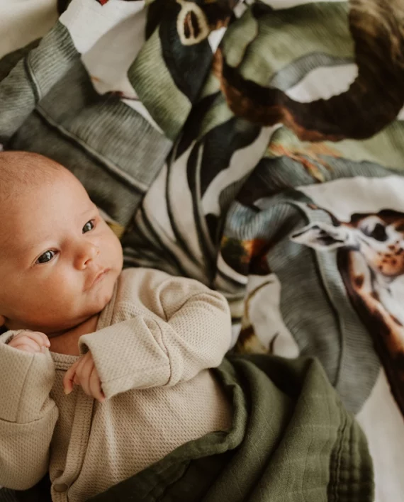 Wild one – Plaid bébé en mousseline (Copie)