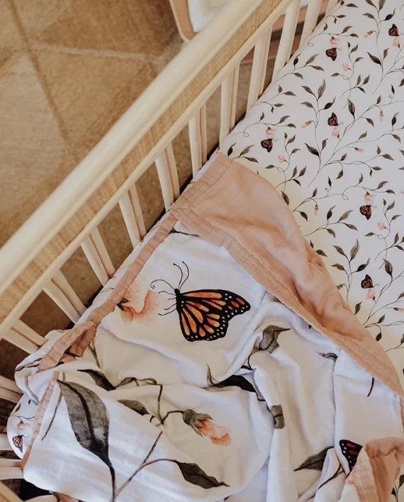 Butteffly – Plaid bébé en mousseline