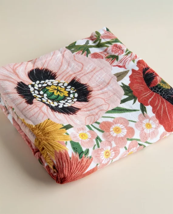 Les Fleurs – tissus d’emmaillotage