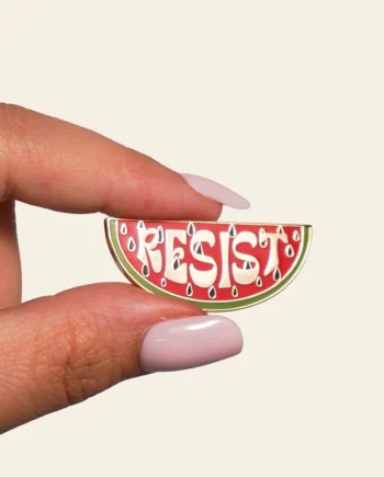 Pin's pastèque resist