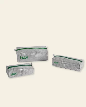 Candy stripe wash bag – box set