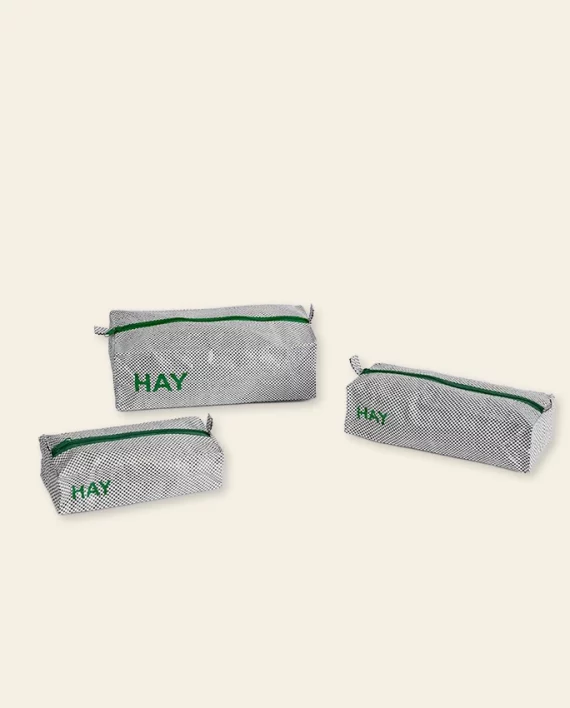 Candy stripe wash bag – box set