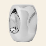 Currents – Table d’appoint chrome