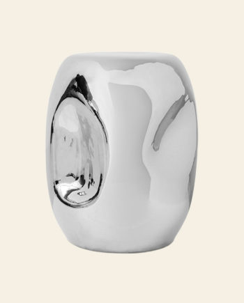 Currents – Table d’appoint chrome