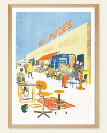 France 365, les puces – affiche