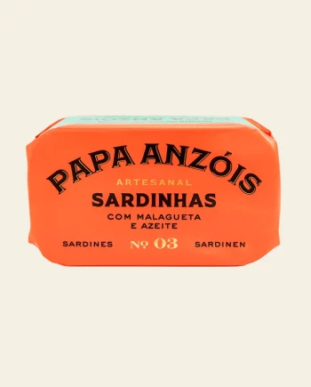Papa Anzóis – Sardines avec Piment et Huile d'Olive