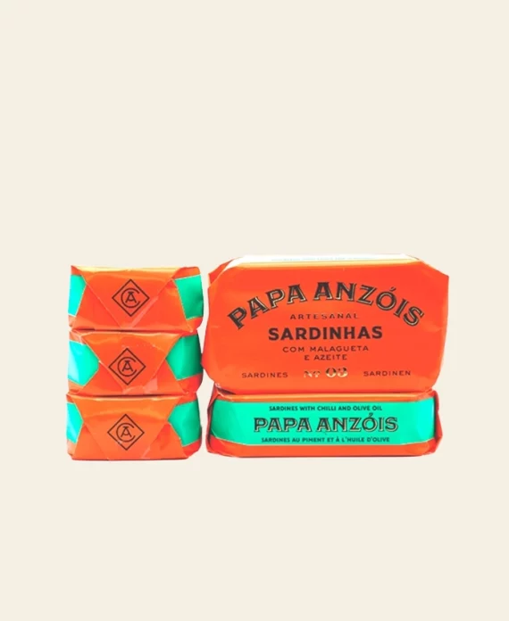 Papa Anzóis – Sardines avec Piment et Huile d'Olive