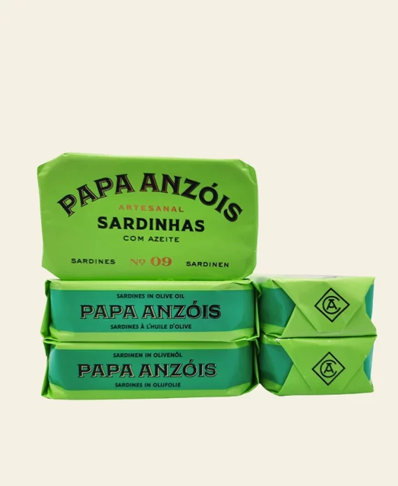 Papa Anzóis – Sardines à l'Huile d'Olive Vierge